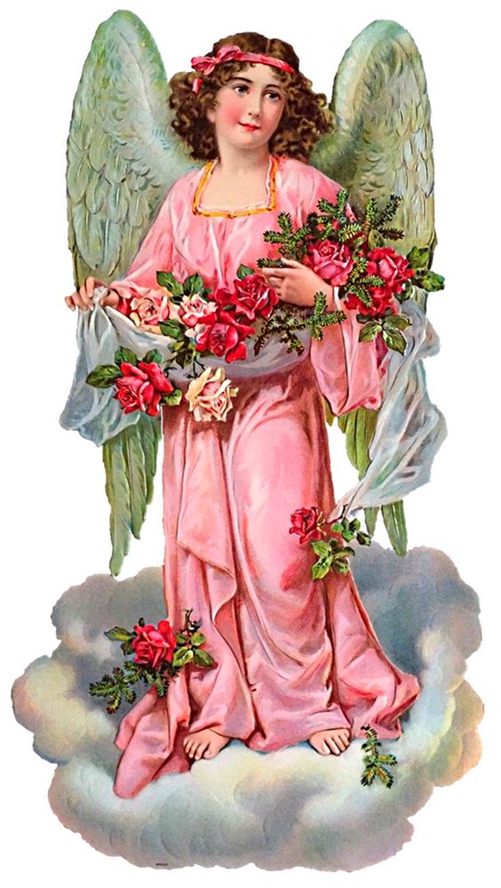Anhconggiao.com - Thiên thần ôm hoa hồng
