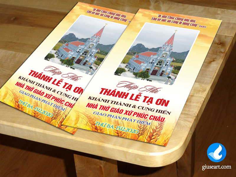 Anhconggiao.com - Thiệp mời khánh thành